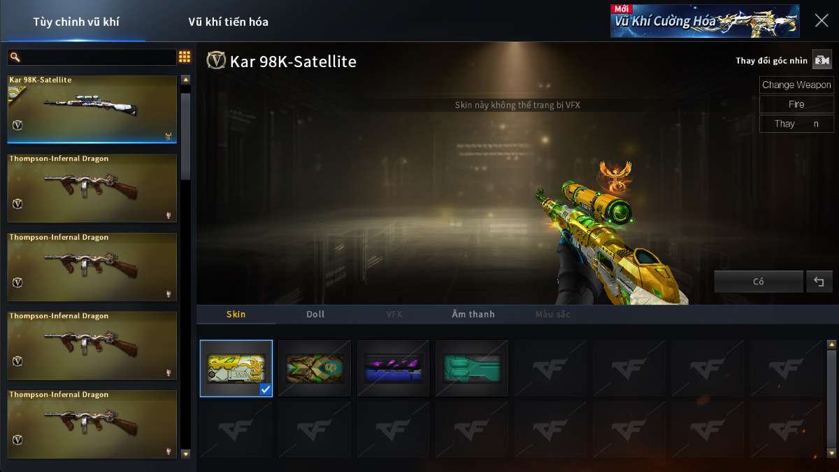 shop acc cf uy tin gia re